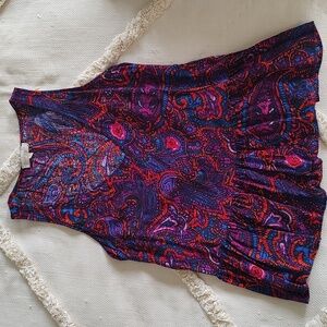 Eight Sixty Multicolor Paisley Top